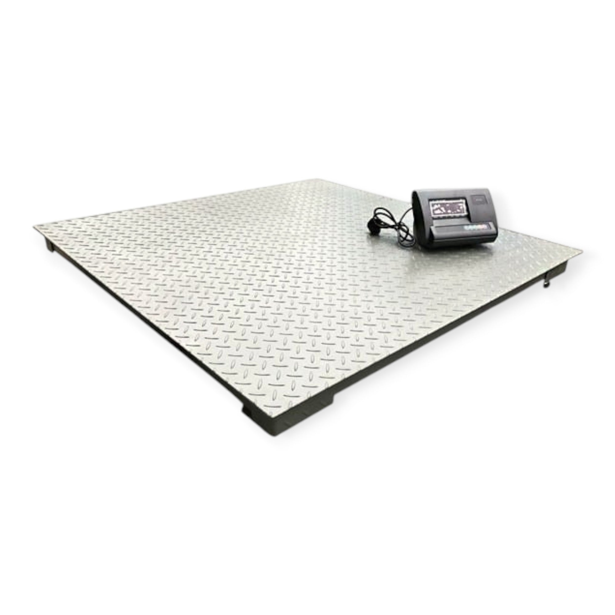 Cantar electronic platforma 3000 kg 100x100cm tabla striata 5mm 4 celule