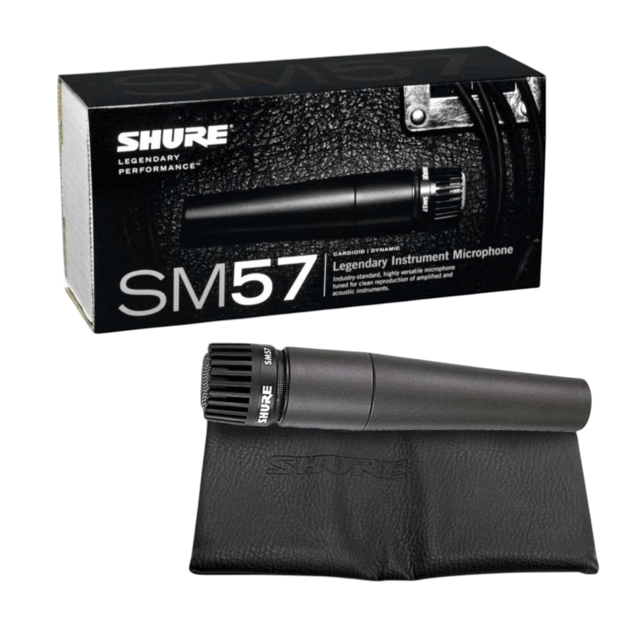 Microfon instrument dinamic Shure SM57-LCE, cardioid
