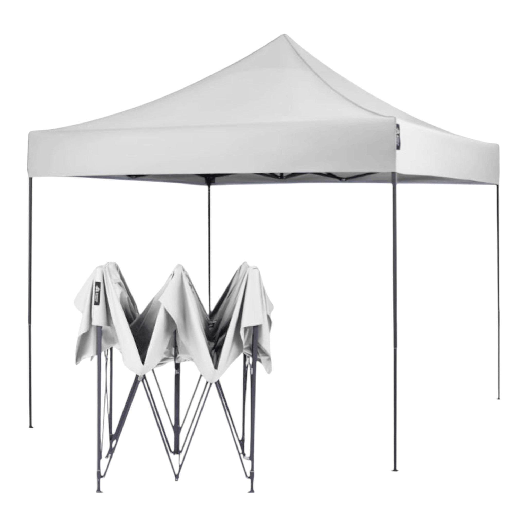 Cort pavilion 3x3m pliabil, cadru metalic, panza impermeabila