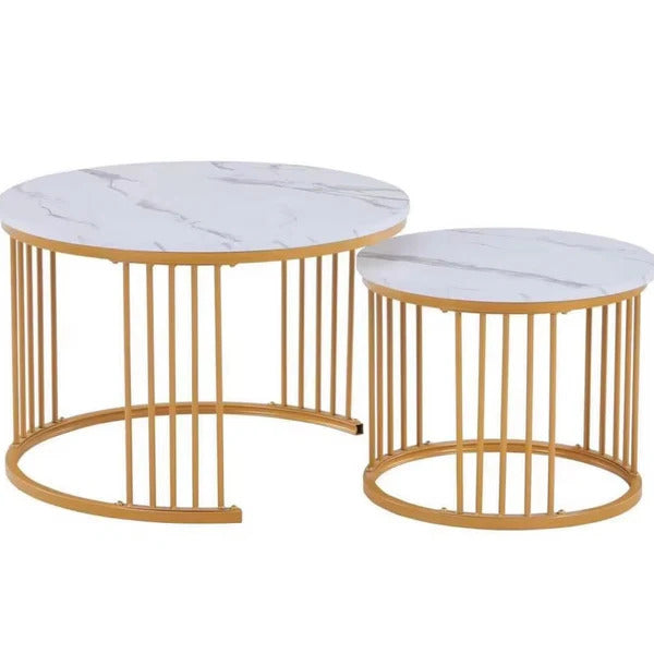 Set 2 Mese Cafea Rotunde – Design Modern Elegant