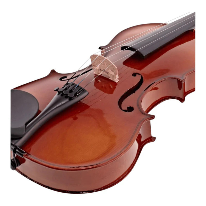 Vioara clasica 4/4 pentru incepatori si copii, arcus, sacaz, husa anti-soc, geanta transport