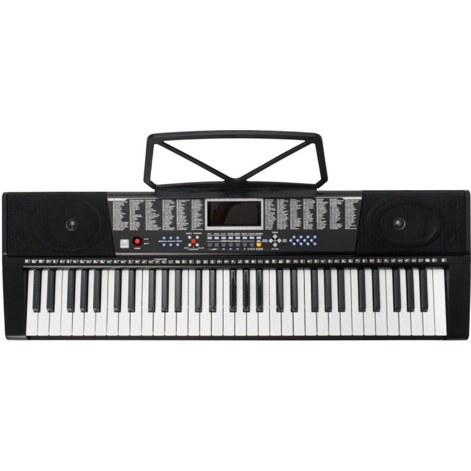Orga MK2108, 61 clape luminate LED, 5 octave, 255 timbre, 255 ritmuri, ecran LCD