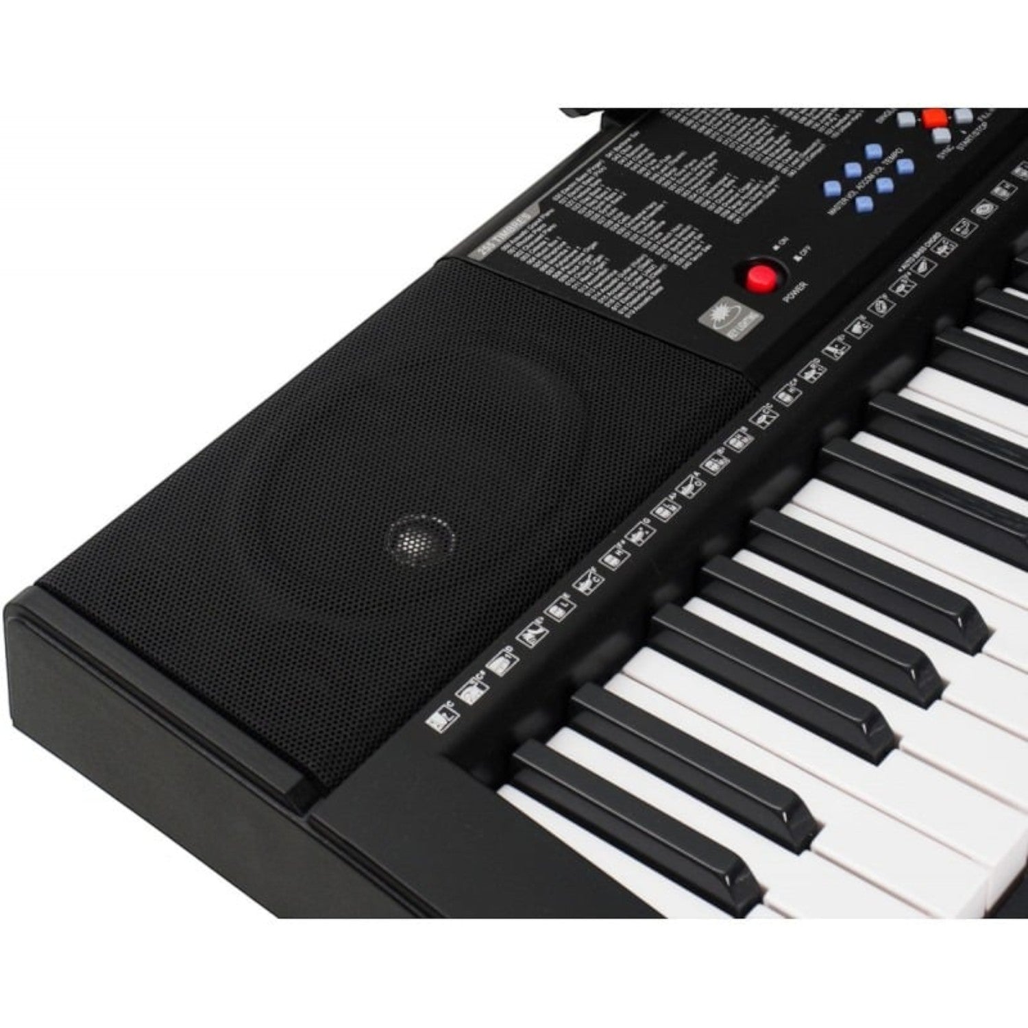 Orga MK2108, 61 clape luminate LED, 5 octave, 255 timbre, 255 ritmuri, ecran LCD