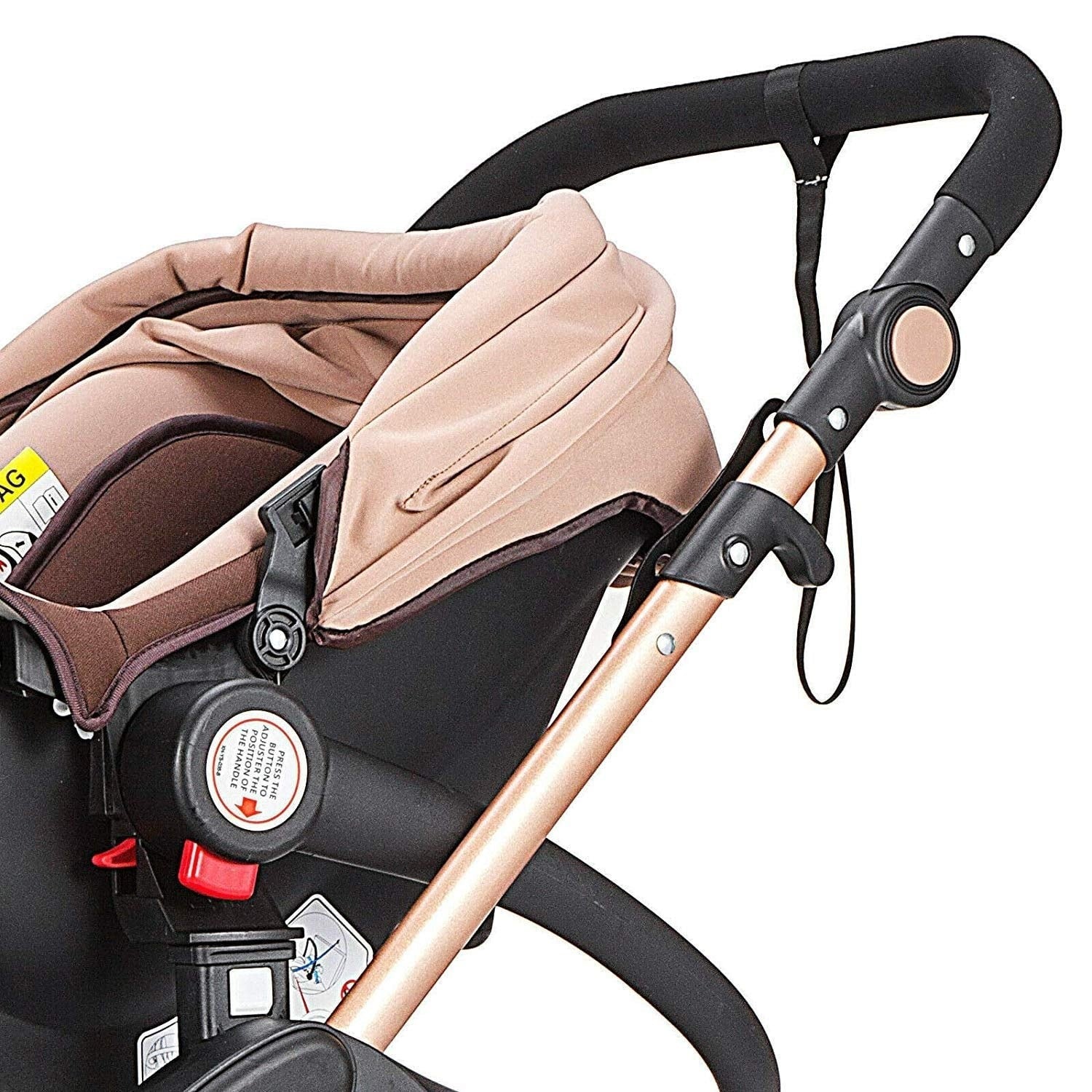 Carucior 2 in 1 pliabil, landou-sport, cu suspensii, 0-36 luni, 25 kg, roti cauciuc, cos depozitare