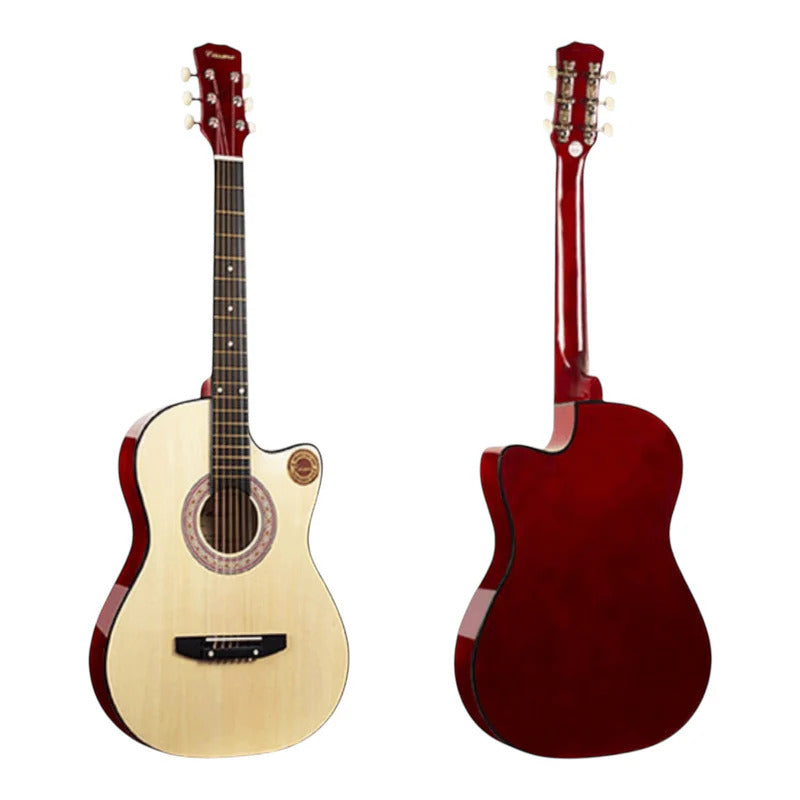 Chitara acustica 4/4 38 inch (95 x 35 cm), 6 corzi metalice, 20 taste