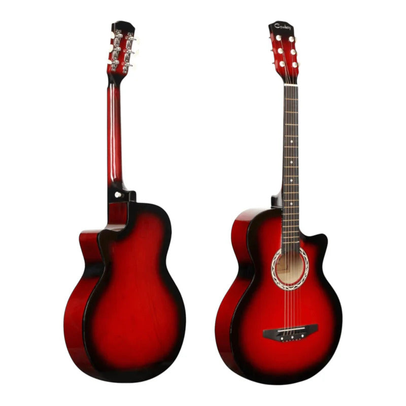 Chitara acustica 4/4 38 inch (95 x 35 cm), 6 corzi metalice, 20 taste