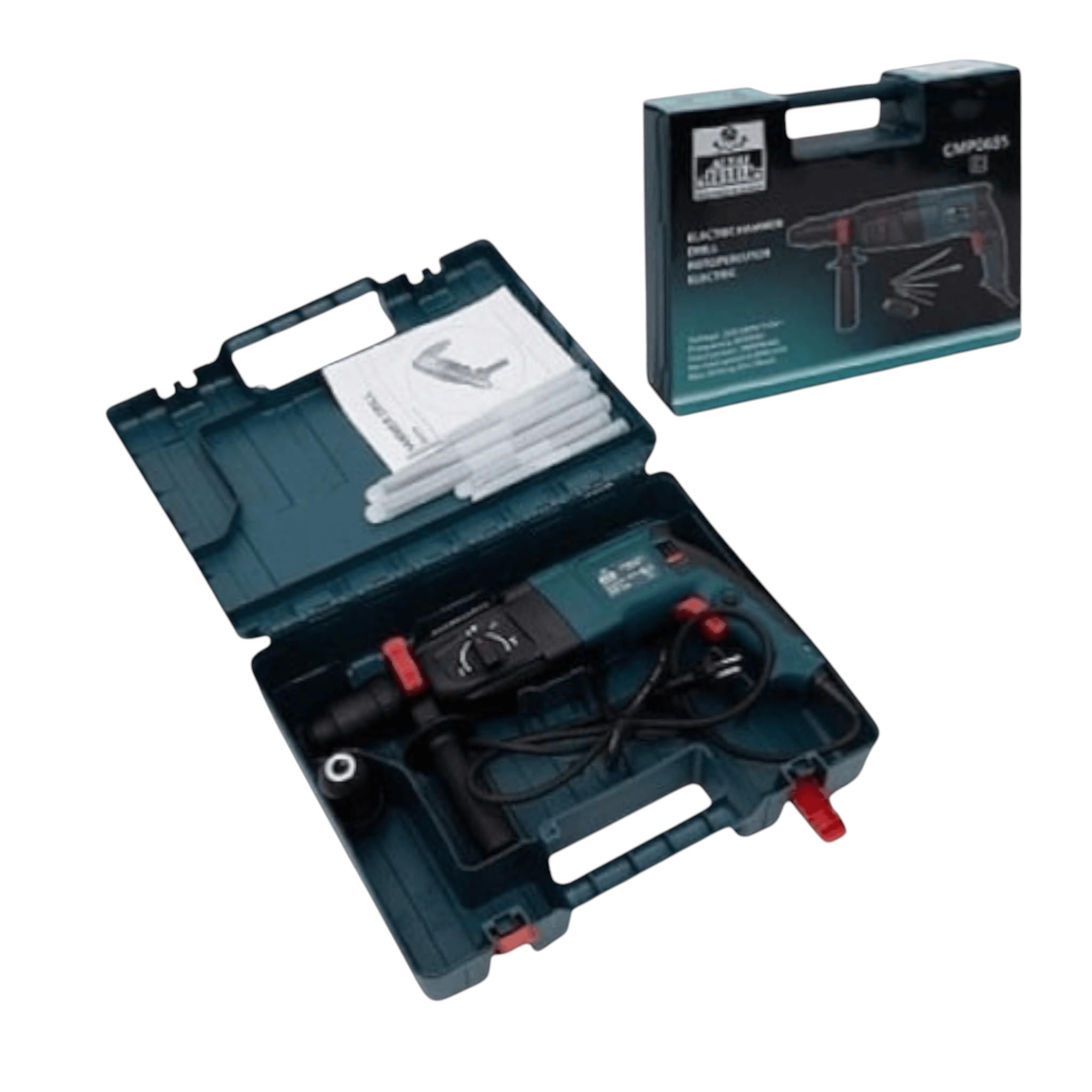 Ciocan rotopercutor 3000W, 3J, 30mm, 1200 RPM, mandrina rezerva, 5 accesorii, valiza