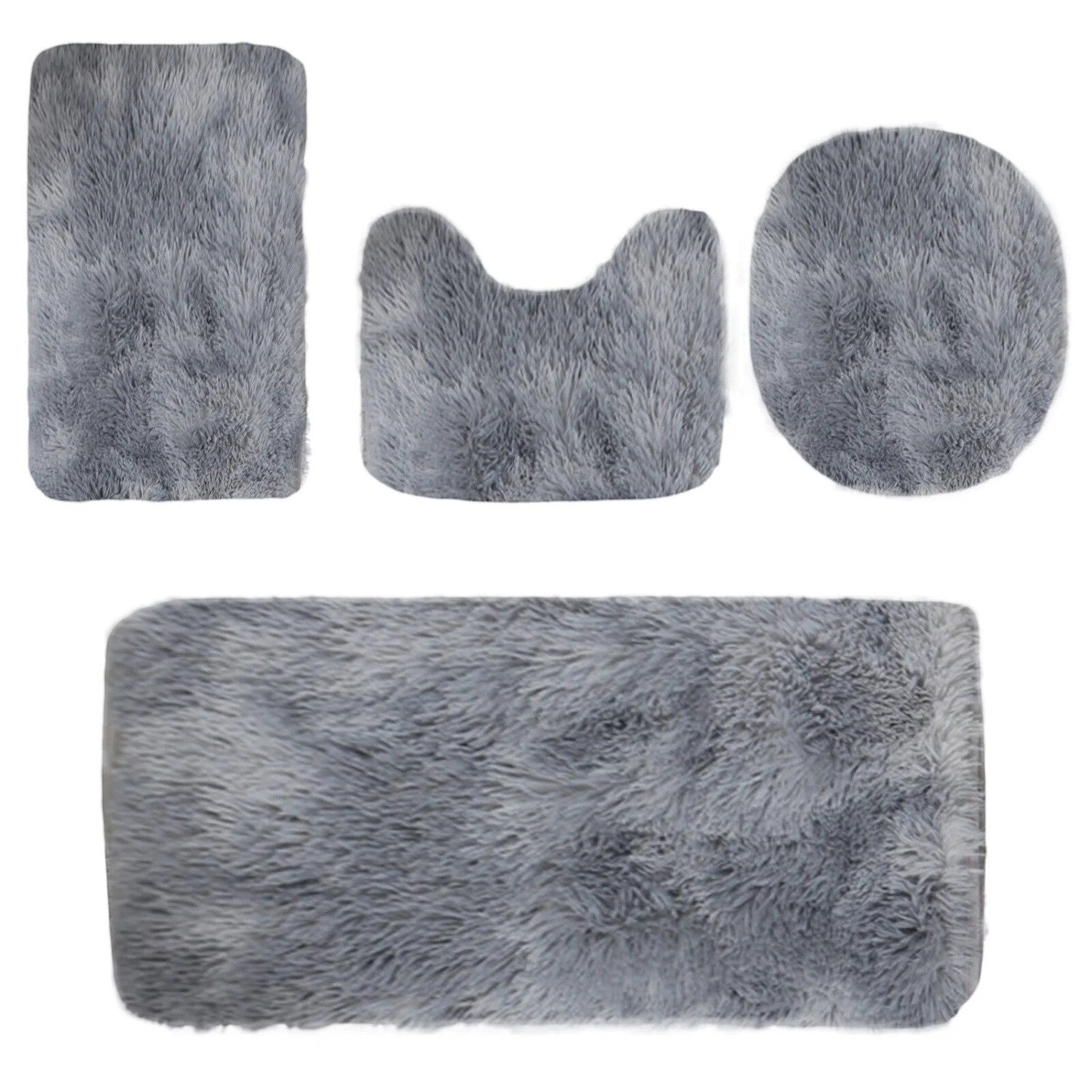 Set 4 covorase baie, plus, antiderapant, absorbant