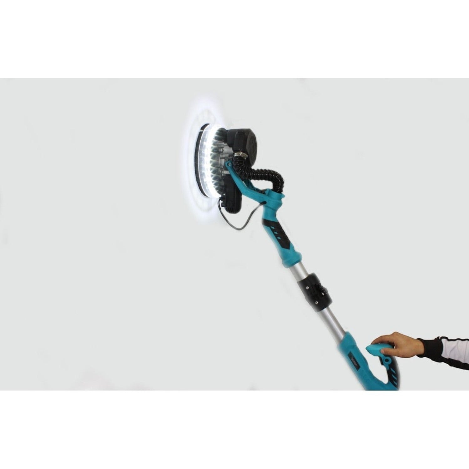 Slefuitor pentru pereti pliabil cu aspirator si LED 1390W, diametru 225m