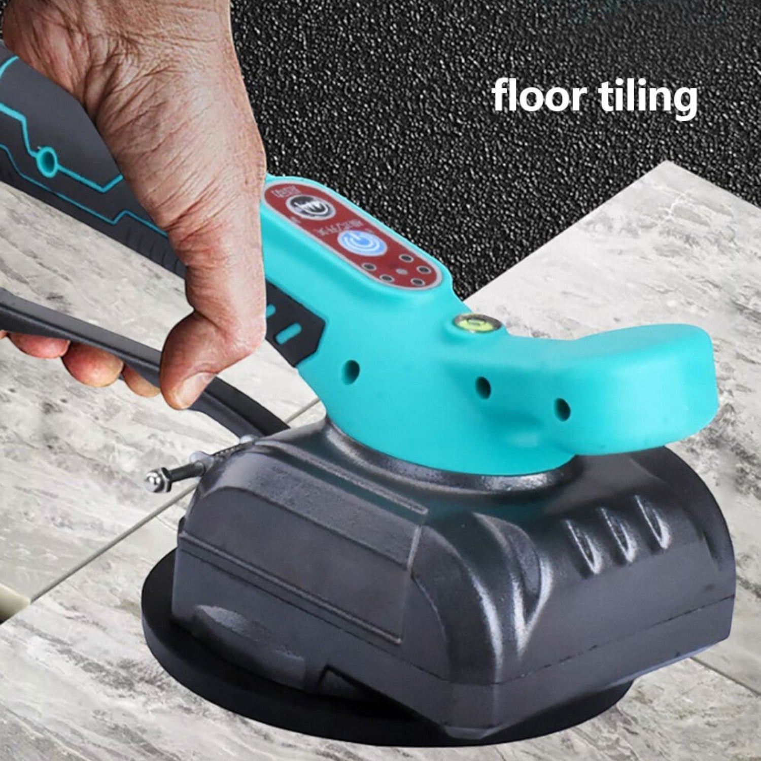 Ventuza vibranta pentru gresie cu acumulator – masina profesionala de montaj placi ceramice