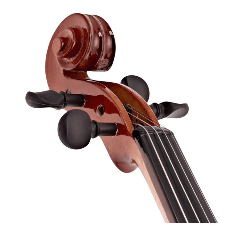 Vioara clasica 4/4 pentru incepatori si copii, arcus, sacaz, husa anti-soc, geanta transport